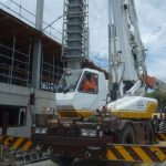 16T Crane in use on building site